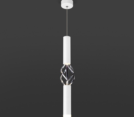 Люстра 50191/1 LED белый/хром