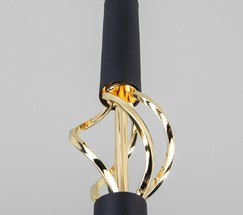 Люстра 50191/1 LED черный/золото