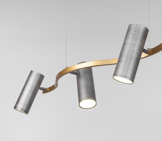 Люстра 90103/5 матовый серый/золото