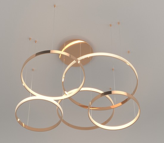 Люстра 90275/5 медный Smart