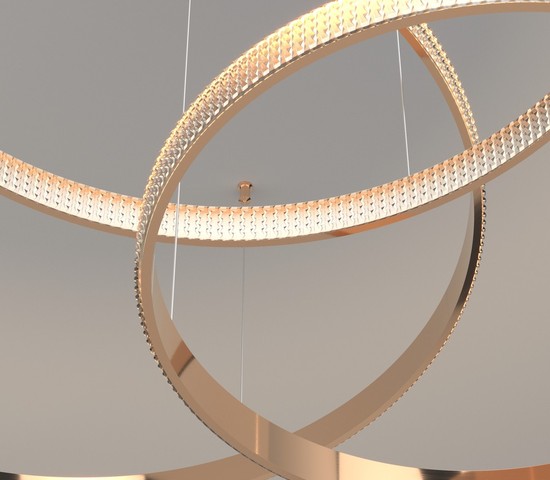 Люстра 90275/3 медный Smart