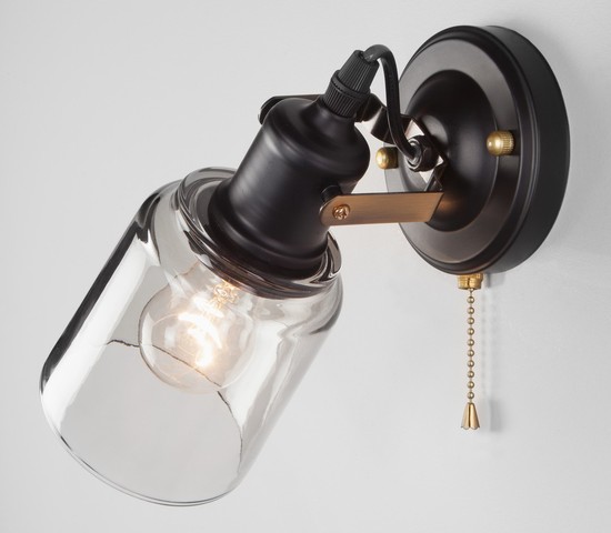 Настенный светильник 70111/1 черный