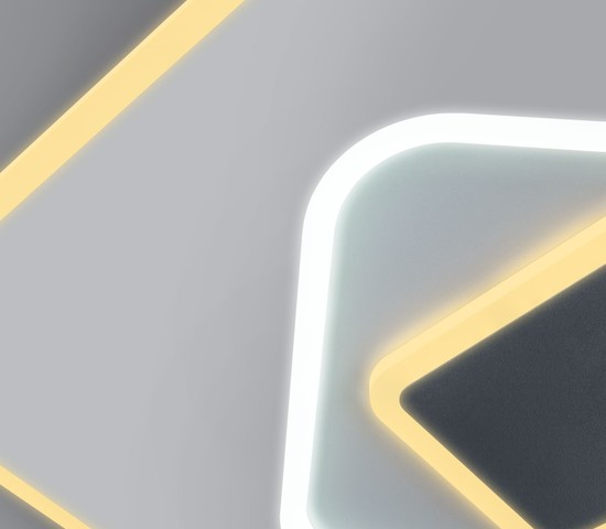 Люстра 90218/1 белый/ серый