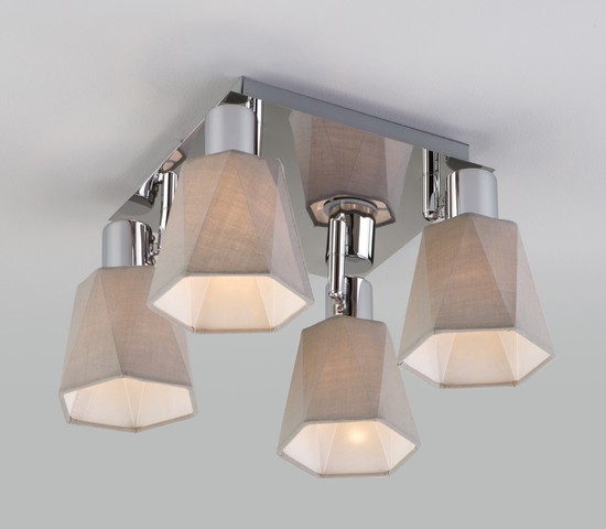 Люстра 20087/4 хром/серый