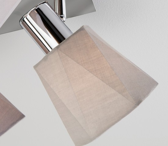 Люстра 20087/4 хром/серый