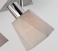 Люстра 20087/4 хром/серый