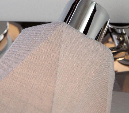 Настенный светильник 20087/3 хром/серый