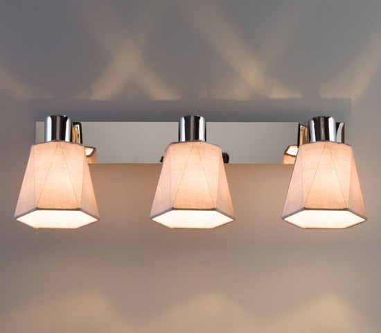 Настенный светильник 20087/3 хром/серый