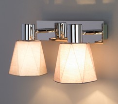 Настенный светильник 20087/2 хром/серый