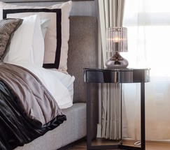 Настольная лампа 01068/1 черный жемчуг