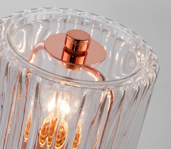 Настольная лампа 01068/1 розовое золото