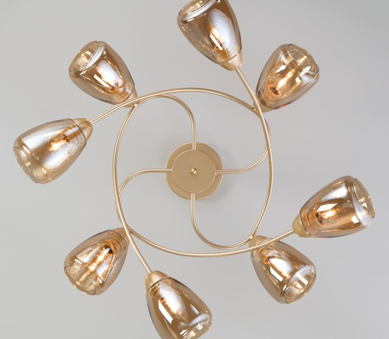 Люстра 30168/8 матовое золото