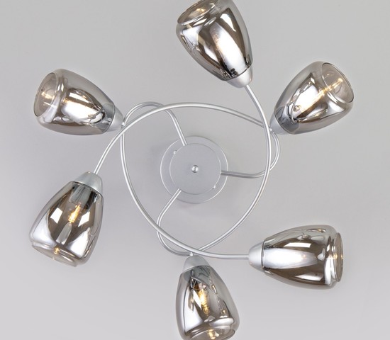 Люстра 30168/6 матовое серебро