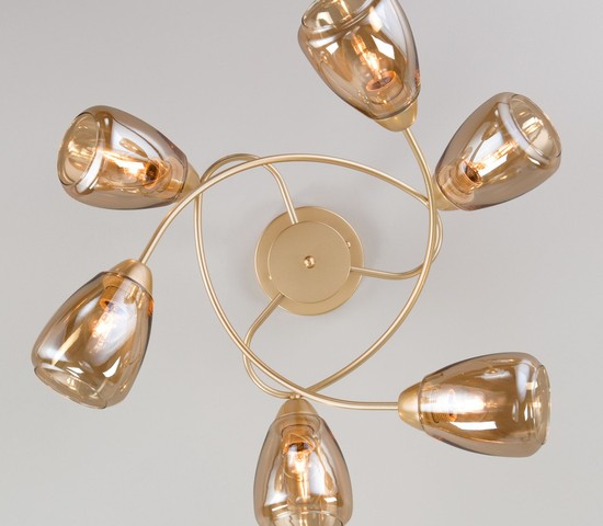 Люстра 30168/6 матовое золото