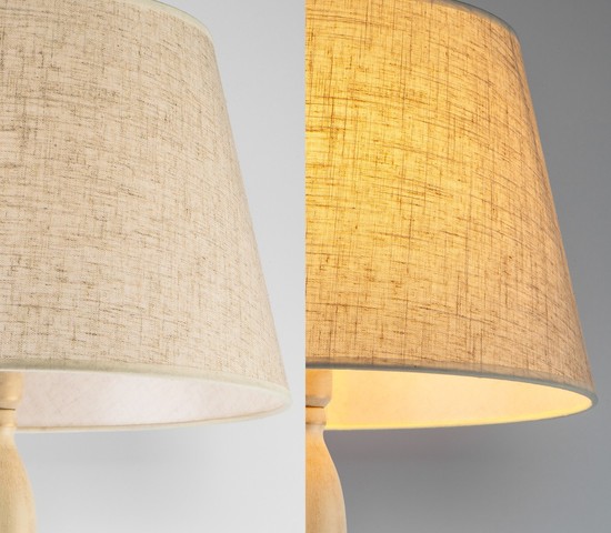 Торшер 01081/1 белый с золотом