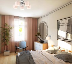 Настенный светильник 60111/1 хром