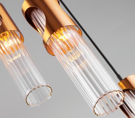 Люстра 50087/3 черный/бронза