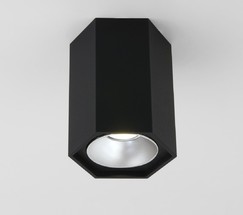 Точечный светильник 25036/LED 7W 4200K черный матовый/серебро