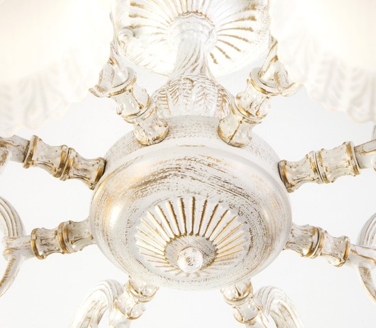 Люстра 60107/8 белый с золотом