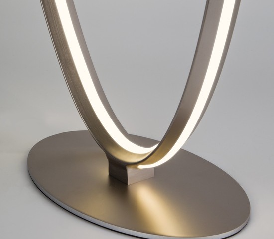 Торшер 80415/1 сатин-никель