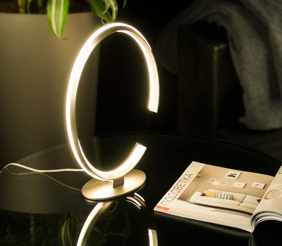 Настольная лампа 80414/1 сатин-никель