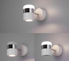 Настенный светильник 20165/1 LED хром/белый