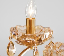 Люстра 10109/6 бронза/тонированный хрусталь Strotskis