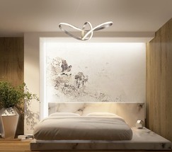 Люстра 90174/1 сатин-никель