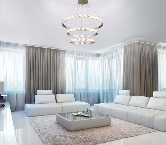 Люстра 90163/3 сатин-никель