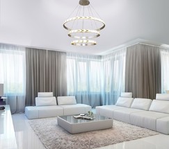 Люстра 90163/3 сатин-никель