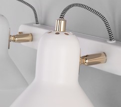 Настенный светильник 20083/3 белый/золото