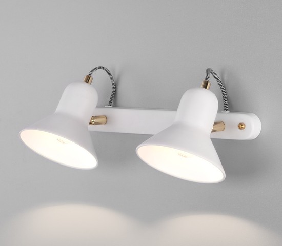 Настенный светильник 20083/2 белый/золото