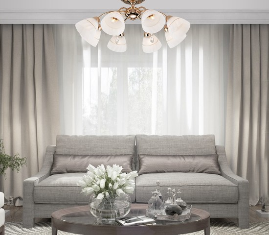 Люстра 30156/8 золото