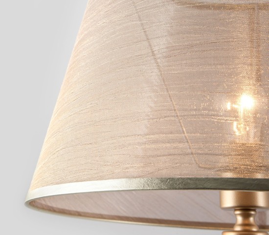 Торшер 01076/1 перламутровое золото