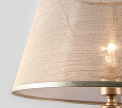 Торшер 01076/1 перламутровое золото