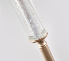 Торшер 01076/1 перламутровое золото