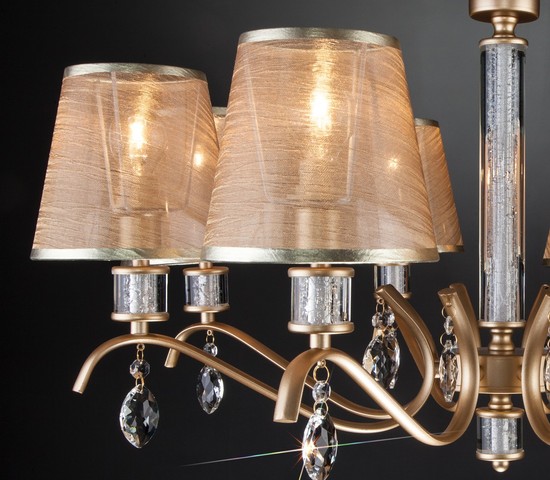 Люстра 60103/8 перламутровое золото