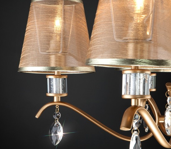 Люстра 60103/5 перламутровое золото