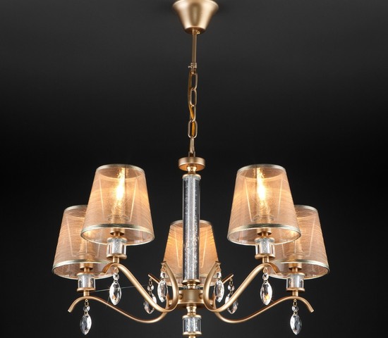 Люстра 60103/5 перламутровое золото