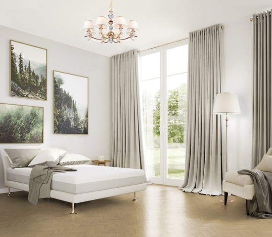 Торшер 01072/1 золото