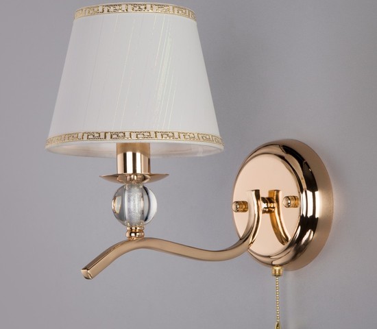 Настенный светильник 60097/1 золото