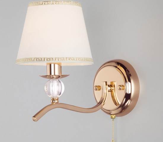 Настенный светильник 60097/1 золото