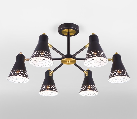 Люстра 70100/6 черный