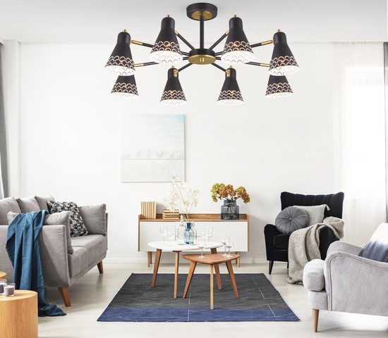 Люстра 70100/6 черный