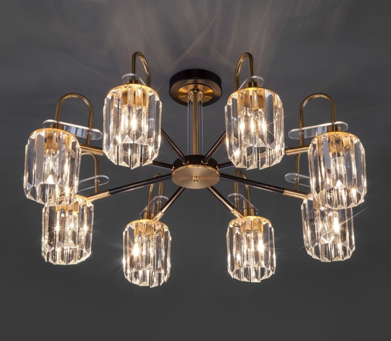 Люстра 70090/8 черный