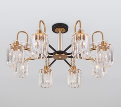 Люстра 70090/8 черный