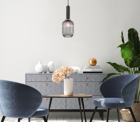 Люстра 50181/1 дымчатый