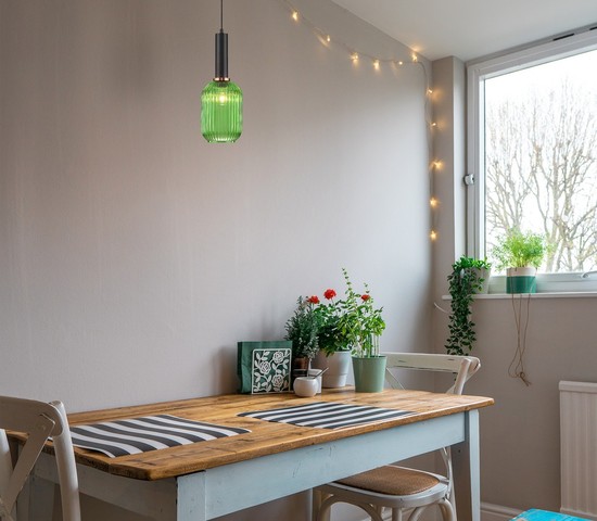 Люстра 50181/1 зеленый