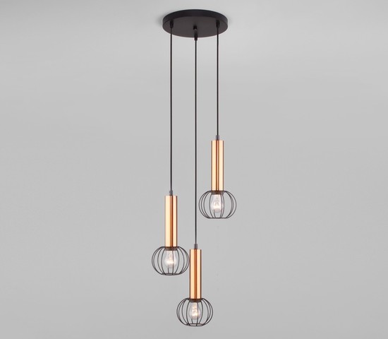 Люстра 50178/3 черный/бронза