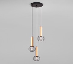 Люстра 50178/3 черный/бронза